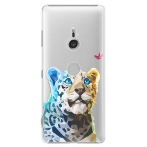 Plastové puzdro iSaprio - Leopard With Butterfly - Sony Xperia XZ3 vyobraziť
