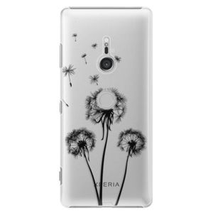 Plastové puzdro iSaprio - Three Dandelions - black - Sony Xperia XZ3 vyobraziť