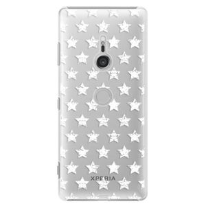 Plastové puzdro iSaprio - Stars Pattern - white - Sony Xperia XZ3 vyobraziť
