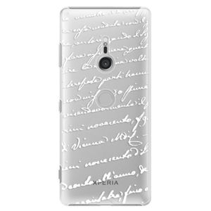 Plastové puzdro iSaprio - Handwriting 01 - white - Sony Xperia XZ3 vyobraziť