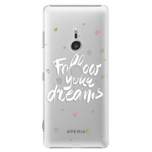 Plastové puzdro iSaprio - Follow Your Dreams - white - Sony Xperia XZ3 vyobraziť