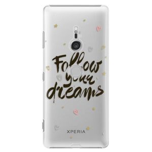 Plastové puzdro iSaprio - Follow Your Dreams - black - Sony Xperia XZ3 vyobraziť