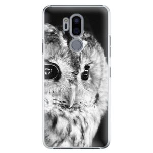 Plastové puzdro iSaprio - BW Owl - LG G7 vyobraziť