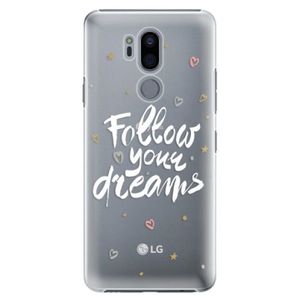 Plastové puzdro iSaprio - Follow Your Dreams - white - LG G7 vyobraziť
