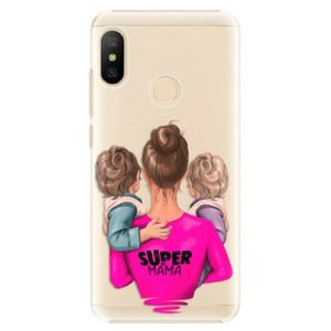 Plastové puzdro iSaprio - Super Mama - Two Boys - Xiaomi Mi A2 Lite vyobraziť