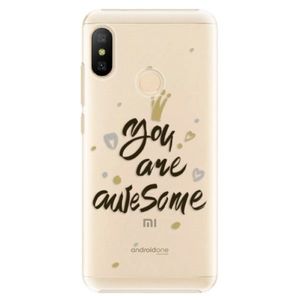 Plastové puzdro iSaprio - You Are Awesome - black - Xiaomi Mi A2 Lite vyobraziť