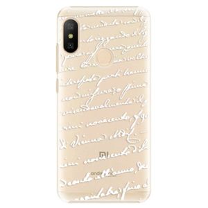 Plastové puzdro iSaprio - Handwriting 01 - white - Xiaomi Mi A2 Lite vyobraziť