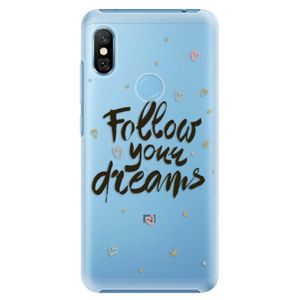 Plastové puzdro iSaprio - Follow Your Dreams - black - Xiaomi Redmi Note 6 Pro vyobraziť