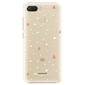 Plastové puzdro iSaprio - Abstract Triangles 02 - white - Xiaomi Redmi 6 vyobraziť