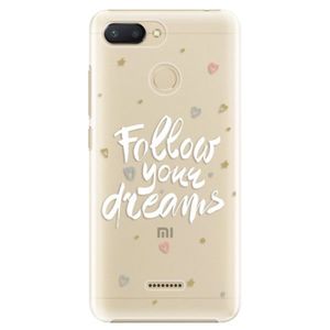 Plastové puzdro iSaprio - Follow Your Dreams - white - Xiaomi Redmi 6 vyobraziť