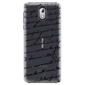 Plastové puzdro iSaprio - Handwriting 01 - black - Nokia 3.1 vyobraziť