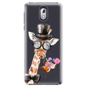 Plastové puzdro iSaprio - Sir Giraffe - Nokia 3.1 vyobraziť