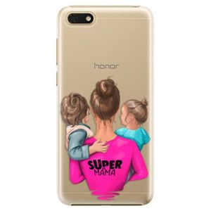 Plastové puzdro iSaprio - Super Mama - Boy and Girl - Huawei Honor 7S vyobraziť