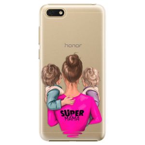 Plastové puzdro iSaprio - Super Mama - Two Boys - Huawei Honor 7S vyobraziť