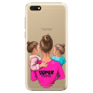 Plastové puzdro iSaprio - Super Mama - Two Girls - Huawei Honor 7S vyobraziť
