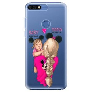 Plastové puzdro iSaprio - Mama Mouse Blond and Girl - Huawei Honor 7C vyobraziť