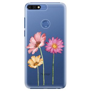 Plastové puzdro iSaprio - Three Flowers - Huawei Honor 7C vyobraziť