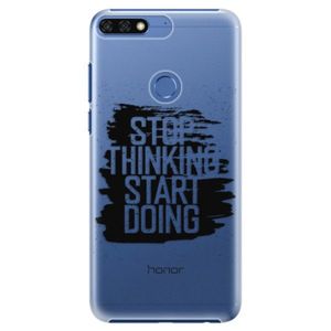 Plastové puzdro iSaprio - Start Doing - black - Huawei Honor 7C vyobraziť