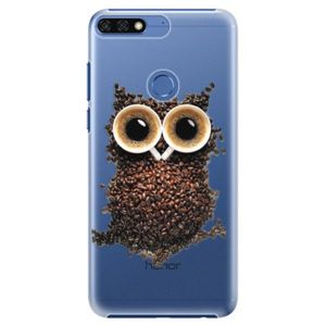 Plastové puzdro iSaprio - Owl And Coffee - Huawei Honor 7C vyobraziť