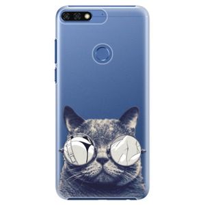 Plastové puzdro iSaprio - Crazy Cat 01 - Huawei Honor 7C vyobraziť