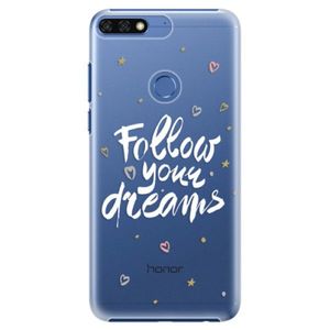 Plastové puzdro iSaprio - Follow Your Dreams - white - Huawei Honor 7C vyobraziť