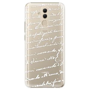 Plastové puzdro iSaprio - Handwriting 01 - white - Huawei Mate 20 Lite vyobraziť