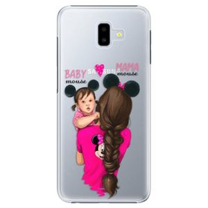 Plastové puzdro iSaprio - Mama Mouse Brunette and Girl - Samsung Galaxy J6+ vyobraziť