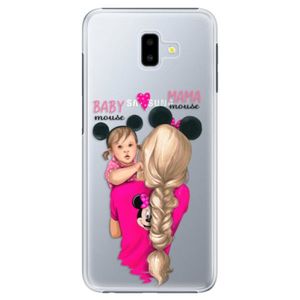 Plastové puzdro iSaprio - Mama Mouse Blond and Girl - Samsung Galaxy J6+ vyobraziť