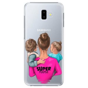 Plastové puzdro iSaprio - Super Mama - Boy and Girl - Samsung Galaxy J6+ vyobraziť