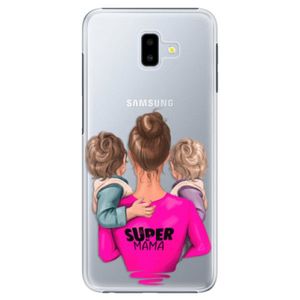 Plastové puzdro iSaprio - Super Mama - Two Boys - Samsung Galaxy J6+ vyobraziť