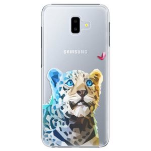 Plastové puzdro iSaprio - Leopard With Butterfly - Samsung Galaxy J6+ vyobraziť