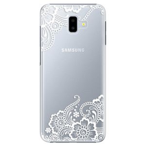 Plastové puzdro iSaprio - White Lace 02 - Samsung Galaxy J6+ vyobraziť