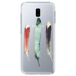 Plastové puzdro iSaprio - Three Feathers - Samsung Galaxy J6+ vyobraziť