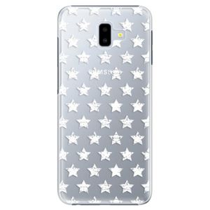 Plastové puzdro iSaprio - Stars Pattern - white - Samsung Galaxy J6+ vyobraziť
