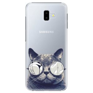 Plastové puzdro iSaprio - Crazy Cat 01 - Samsung Galaxy J6+ vyobraziť