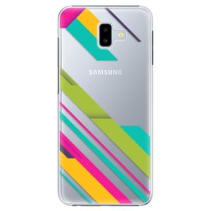 Plastové puzdro iSaprio - Color Stripes 03 - Samsung Galaxy J6+ vyobraziť