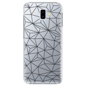 Plastové puzdro iSaprio - Abstract Triangles 03 - black - Samsung Galaxy J6+ vyobraziť