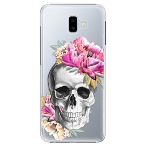 Plastové puzdro iSaprio - Pretty Skull - Samsung Galaxy J6+ vyobraziť