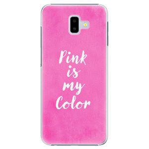 Plastové puzdro iSaprio - Pink is my color - Samsung Galaxy J6+ vyobraziť