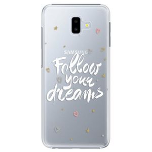 Plastové puzdro iSaprio - Follow Your Dreams - white - Samsung Galaxy J6+ vyobraziť