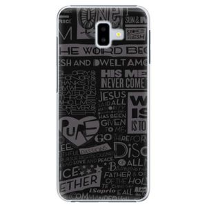 Plastové puzdro iSaprio - Text 01 - Samsung Galaxy J6+ vyobraziť