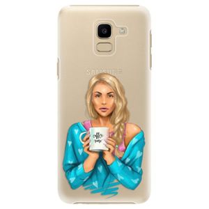 Plastové puzdro iSaprio - Coffe Now - Blond - Samsung Galaxy J6 vyobraziť