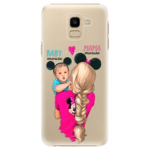 Plastové puzdro iSaprio - Mama Mouse Blonde and Boy - Samsung Galaxy J6 vyobraziť