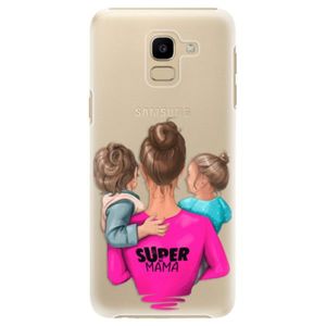Plastové puzdro iSaprio - Super Mama - Boy and Girl - Samsung Galaxy J6 vyobraziť