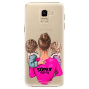 Plastové puzdro iSaprio - Super Mama - Two Boys - Samsung Galaxy J6 vyobraziť