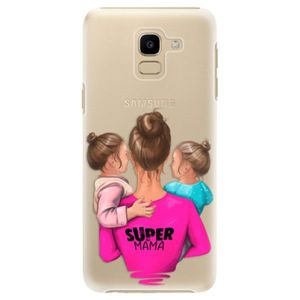Plastové puzdro iSaprio - Super Mama - Two Girls - Samsung Galaxy J6 vyobraziť