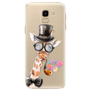 Plastové puzdro iSaprio - Sir Giraffe - Samsung Galaxy J6 vyobraziť