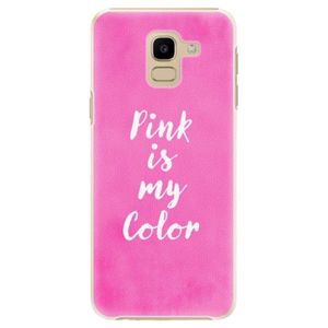 Plastové puzdro iSaprio - Pink is my color - Samsung Galaxy J6 vyobraziť