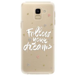 Plastové puzdro iSaprio - Follow Your Dreams - white - Samsung Galaxy J6 vyobraziť