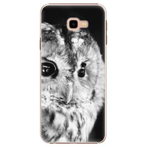 Plastové puzdro iSaprio - BW Owl - Samsung Galaxy J4+ vyobraziť